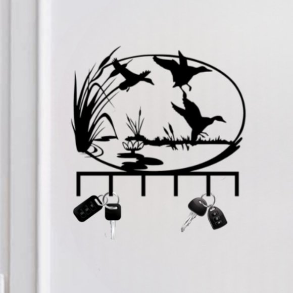 Duck Key Hook Wall Mount, Hanging Key Organizer - Picture 2 of 3